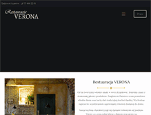 Tablet Screenshot of pizzeria-verona.com.pl
